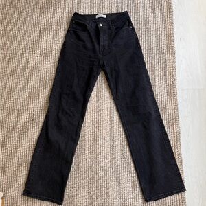 Abercrombie & Fitch Black 90s relaxed Jeans high rise